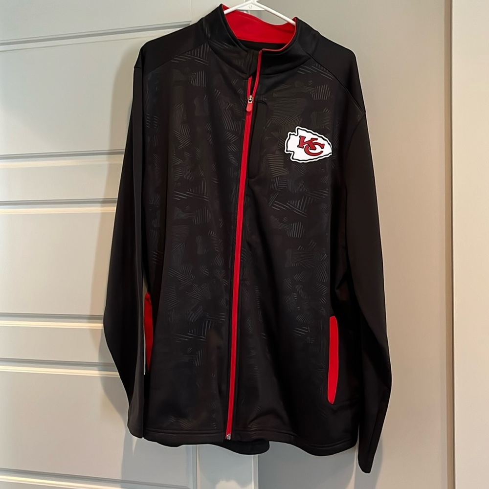 Men's two XL Chiefs zip up jacket.